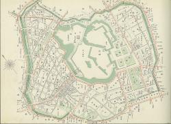 地籍地図（付・地籍台帳）麹町区の見開き